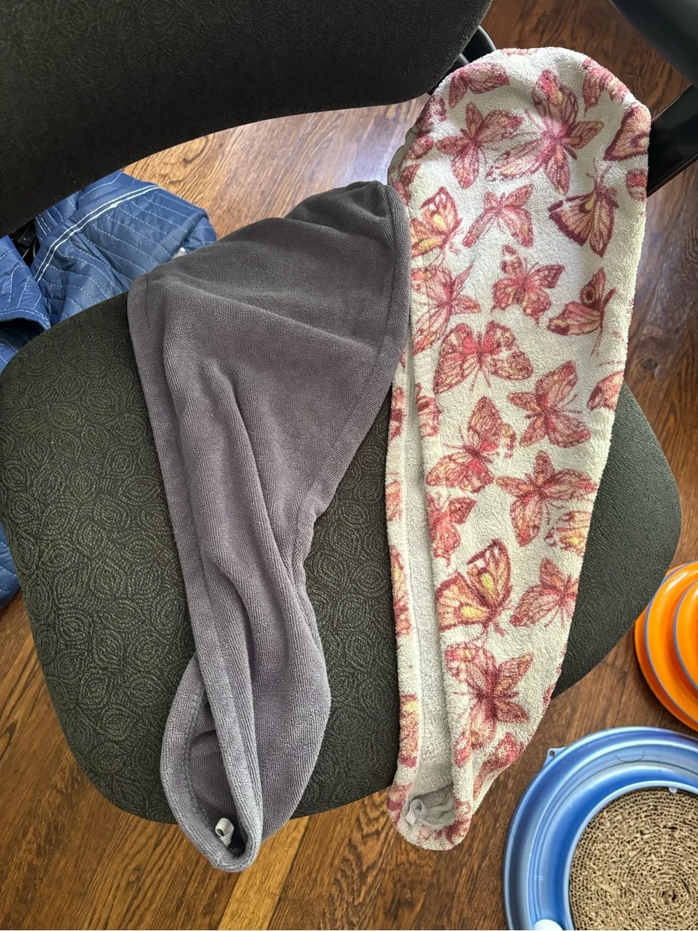 2 Microfiber Hair Towel Wraps
